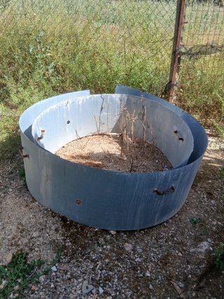 Molde para pozos de cemento dos