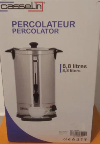 Cafetera de filtro 60 tazas oficina  percolador