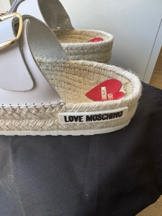 Ciabatte Love Moschino bianche donna 38