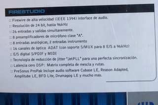 Interfaccia audio Presonus Firestudio 26x26 con Monitor Station Remote
