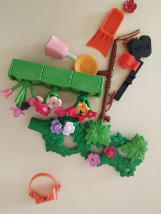 Playmobil giardino fiori e accessori
