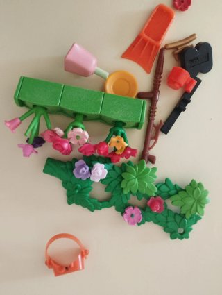 Playmobil giardino fiori e accessori