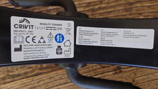Mini bici estática CRIVIT plegable