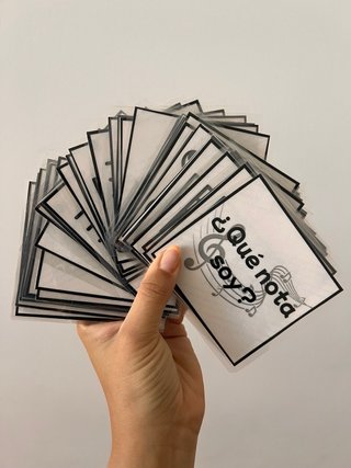 Juego de notas musicales: qué nota soy