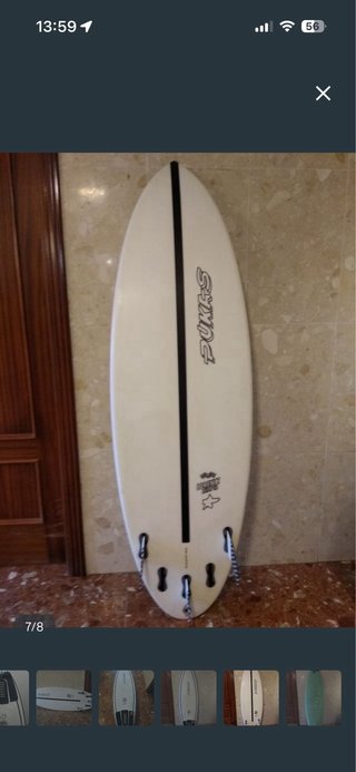 Tabla Pukas 69er Step Down 6,0x 21,25x2,75 38,13l.