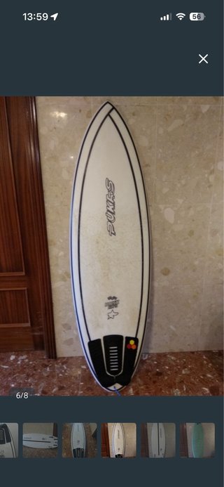 Tabla Pukas 69er Step Down 6,0x 21,25x2,75 38,13l.