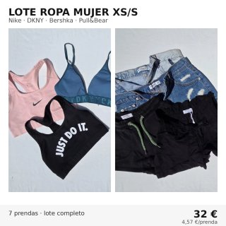 Lote ropa deport mujer XS/S Nike + Bershka  Pull