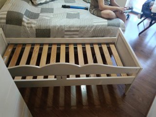 Cama infantil blanca