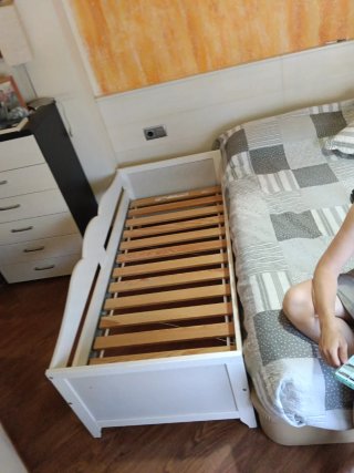 Cama infantil blanca