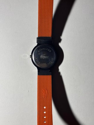 Reloj Lacoste Negro Naranja