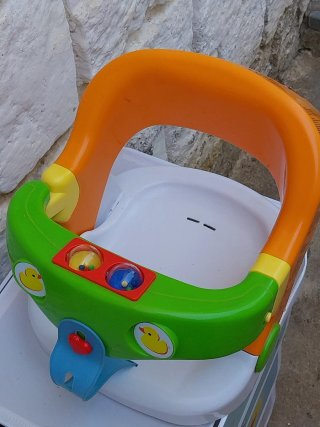 Silla de Baño para Bebé con Juguetes