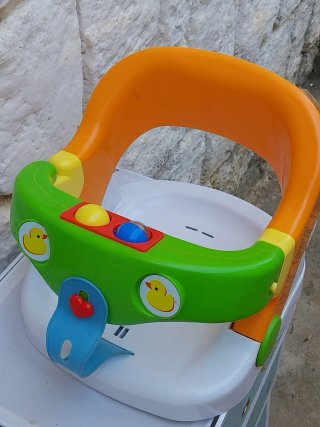 Silla de Baño para Bebé con Juguetes