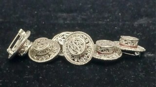 Lote 38 broches sombrero