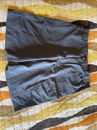 2 Bermudas Cargo +8000 Azul Gris