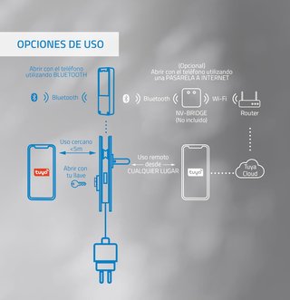 Nivian relé apertura puerta eléctrica inteligente