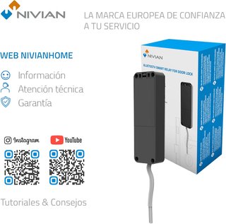 Nivian relé apertura puerta eléctrica inteligente