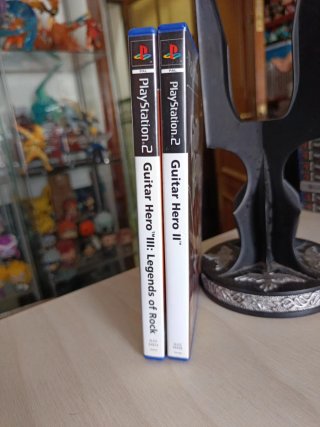 Pack Guitar Hero II y III PS2