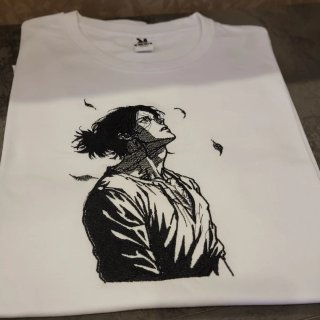 T-shirt Eren Jaeger Ricamo