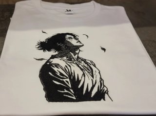 T-shirt Eren Jaeger Ricamo