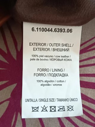 Borsa a spalla in pelle marrone chiaro