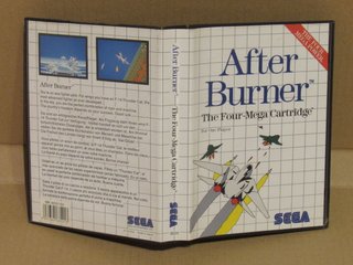 After Burner Sega Master System completo