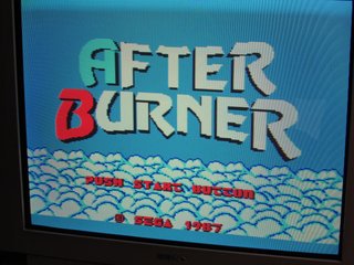 After Burner Sega Master System completo