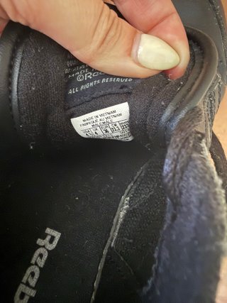 Tenis Reebok Clásicos Negros