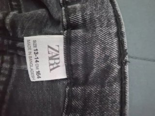 Pantalones cortos vaqueros negros Zara