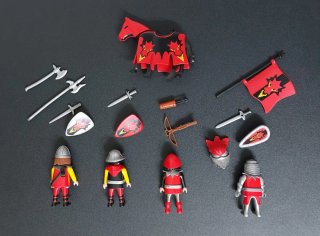 Playmobil caballeros Dragón rojo