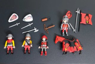 Playmobil caballeros Dragón rojo