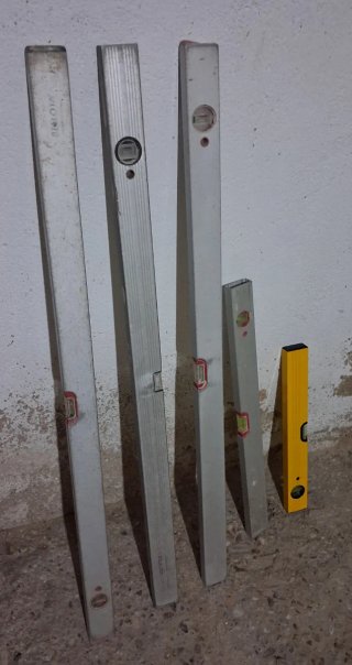 Lote de 5 Niveles de Aluminio