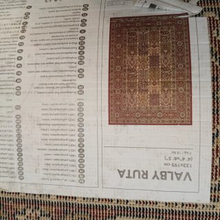 Tappeto IKEA Multicolor Rosso Poliestere