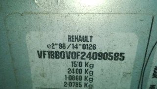 Centralita motor renault 237783 8200118521 clio ii