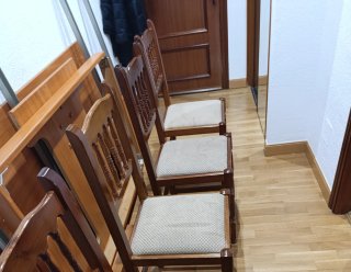 Mesa extensible + 3 sillas