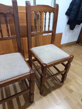Mesa extensible + 3 sillas