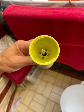 Batidora de mano con vaso