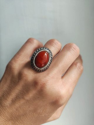 Anillo Cóctel Vintage de Cornalina