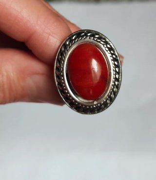 Anillo Cóctel Vintage de Cornalina