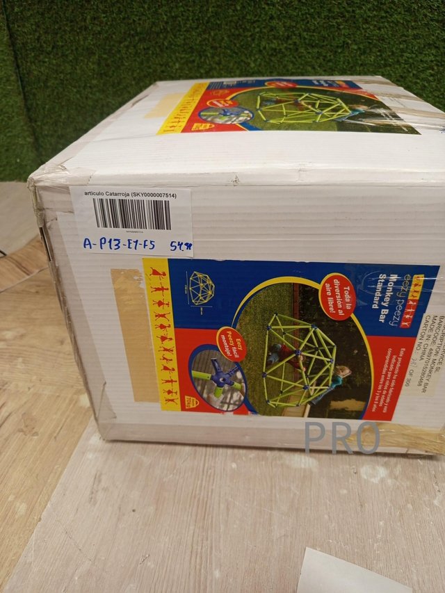 Monkey Bar - Andamio para escalada, color verde, soporta hasta 70 kg.
