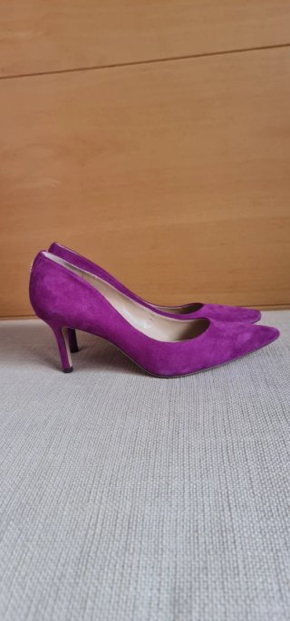 Zapatos de tacón Ralph Lauren ante morado