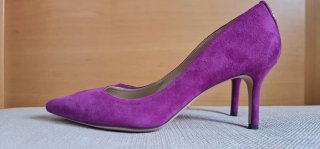 Zapatos de tacón Ralph Lauren ante morado