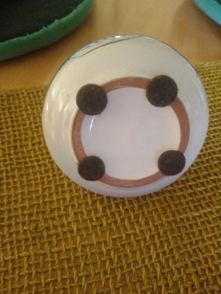 Vaso Ceramica Vintage Modernariato Dipinto a Mano