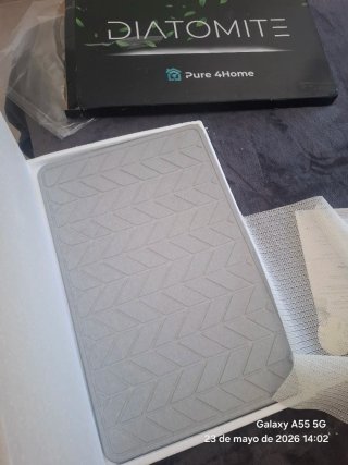 Alfombra Baño Diatomita Gris. Nunca usado.
