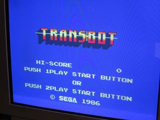 Transbot Sega Master System completo