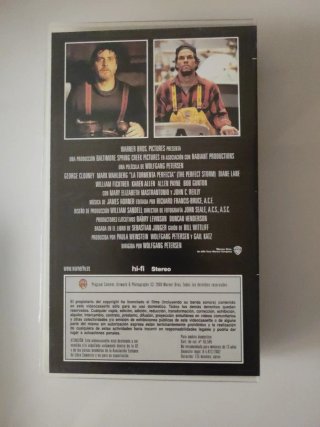 VHS La Tormenta Perfecta (Español)