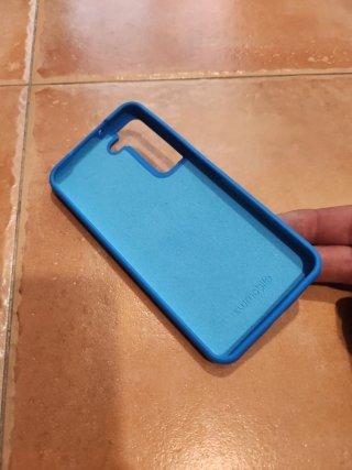Funda silicona Samsung Galaxy S22 azul