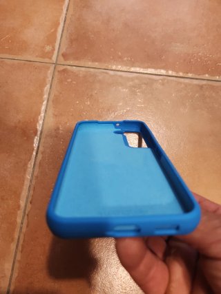 Funda silicona Samsung Galaxy S22 azul