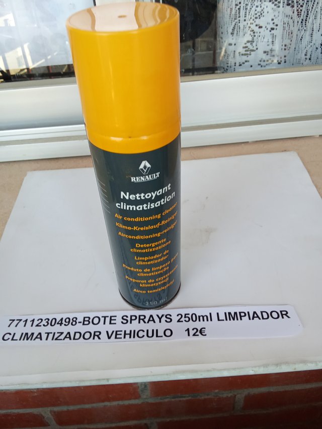 Limpiador Climatizador Renault 250ml