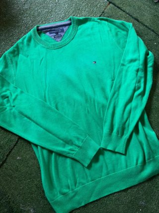 Felpa Tommy Hilfiger Verde XL