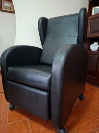 Cadeirão Elétrico Reclinável Preto